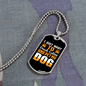 Drink Coffee & Pet Dog Necklace Stainless Steel or 18k Gold Dog Tag 24" Chain-Express Your Love Gifts
