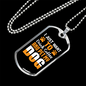 Drink Coffee & Pet Dog Necklace Stainless Steel or 18k Gold Dog Tag 24" Chain-Express Your Love Gifts