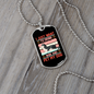 Drink Wine and Pet My Dog Siberian Necklace Stainless Steel or 18k Gold Dog Tag 24" Chain-Express Your Love Gifts