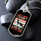 Drink Wine and Pet My Dog Siberian Necklace Stainless Steel or 18k Gold Dog Tag 24" Chain-Express Your Love Gifts