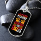 Drink Wine & Rescue Dogs Necklace Stainless Steel or 18k Gold Dog Tag 24" Chain-Express Your Love Gifts