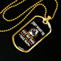 Drink Wine Pet My Dog And Naps Necklace Stainless Steel or 18k Gold Dog Tag 24" Chain-Express Your Love Gifts