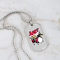 Drummer Necklace Add Me Drums Necklace Stainless Steel or 18k Gold Dog Tag 24" Chain-Express Your Love Gifts