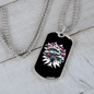 Drummer Necklace Baby Drummer Necklace Stainless Steel or 18k Gold Dog Tag 24" Chain-Express Your Love Gifts