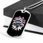 Drummer Necklace Baby Drummer Necklace Stainless Steel or 18k Gold Dog Tag 24" Chain-Express Your Love Gifts