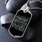 Drummer Necklace Cooler Drummer Grandpa Necklace Stainless Steel or 18k Gold Dog Tag 24" Chain-Express Your Love Gifts