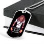 Drummer Necklace Count To Four Drummer Necklace Stainless Steel or 18k Gold Dog Tag 24" Chain-Express Your Love Gifts