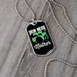 Drummer Necklace Drum Major Mother Necklace Stainless Steel or 18k Gold Dog Tag 24" Chain-Express Your Love Gifts