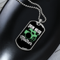 Drummer Necklace Drum Major Mother Necklace Stainless Steel or 18k Gold Dog Tag 24" Chain-Express Your Love Gifts