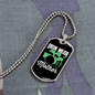 Drummer Necklace Drum Major Mother Necklace Stainless Steel or 18k Gold Dog Tag 24" Chain-Express Your Love Gifts