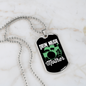 Drummer Necklace Drum Major Mother Necklace Stainless Steel or 18k Gold Dog Tag 24" Chain-Express Your Love Gifts
