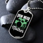 Drummer Necklace Drum Major Mother Necklace Stainless Steel or 18k Gold Dog Tag 24" Chain-Express Your Love Gifts