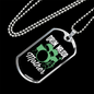 Drummer Necklace Drum Major Mother Necklace Stainless Steel or 18k Gold Dog Tag 24" Chain-Express Your Love Gifts