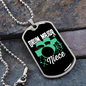 Drummer Necklace Drum Major Niece Necklace Stainless Steel or 18k Gold Dog Tag 24" Chain-Express Your Love Gifts