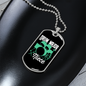 Drummer Necklace Drum Major Niece Necklace Stainless Steel or 18k Gold Dog Tag 24" Chain-Express Your Love Gifts