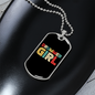 Drummer Necklace Drummer Girl Necklace Stainless Steel or 18k Gold Dog Tag 24" Chain-Express Your Love Gifts
