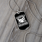 Drummer Necklace Drummer is Always Drummer Necklace Stainless Steel or 18k Gold Dog Tag 24" Chain-Express Your Love Gifts