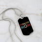 Drummer Necklace Drummer Mom Necklace Stainless Steel or 18k Gold Dog Tag 24" Chain-Express Your Love Gifts