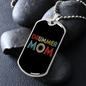 Drummer Necklace Drummer Mom Necklace Stainless Steel or 18k Gold Dog Tag 24" Chain-Express Your Love Gifts