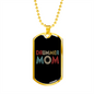 Drummer Necklace Drummer Mom Necklace Stainless Steel or 18k Gold Dog Tag 24" Chain-Express Your Love Gifts