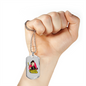 Drummer Necklace Drummer on Demand Necklace Stainless Steel or 18k Gold Dog Tag 24" Chain-Express Your Love Gifts