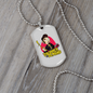 Drummer Necklace Drummer on Demand Necklace Stainless Steel or 18k Gold Dog Tag 24" Chain-Express Your Love Gifts