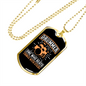 Drummer Necklace Drummer One Who Beats Necklace Stainless Steel or 18k Gold Dog Tag 24" Chain-Express Your Love Gifts