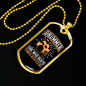 Drummer Necklace Drummer One Who Beats Necklace Stainless Steel or 18k Gold Dog Tag 24" Chain-Express Your Love Gifts