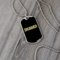 Drummer Necklace Drummer Profession Necklace Stainless Steel or 18k Gold Dog Tag 24" Chain-Express Your Love Gifts