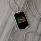 Drummer Necklace Drummer Vintage Drum Set Necklace Stainless Steel or 18k Gold Dog Tag 24" Chain-Express Your Love Gifts