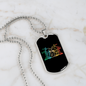 Drummer Necklace Drummer Vintage Drum Set Necklace Stainless Steel or 18k Gold Dog Tag 24" Chain-Express Your Love Gifts