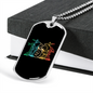 Drummer Necklace Drummer Vintage Drum Set Necklace Stainless Steel or 18k Gold Dog Tag 24" Chain-Express Your Love Gifts