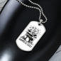 Drummer Necklace Drummers Be Crazy Necklace Stainless Steel or 18k Gold Dog Tag 24" Chain-Express Your Love Gifts
