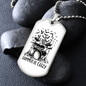 Drummer Necklace Drummers Be Crazy Necklace Stainless Steel or 18k Gold Dog Tag 24" Chain-Express Your Love Gifts