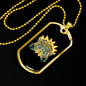 Drummer Necklace Drums and Drumstick Necklace Stainless Steel or 18k Gold Dog Tag 24" Chain-Express Your Love Gifts