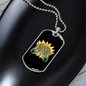 Drummer Necklace Drums and Drumstick Necklace Stainless Steel or 18k Gold Dog Tag 24" Chain-Express Your Love Gifts