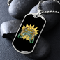 Drummer Necklace Drums and Drumstick Necklace Stainless Steel or 18k Gold Dog Tag 24" Chain-Express Your Love Gifts