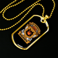 Drummer Necklace Favorite Drummer Daddy Necklace Stainless Steel or 18k Gold Dog Tag 24" Chain-Express Your Love Gifts