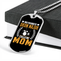 Drummer Necklace Favorite Drummer Mom Necklace Stainless Steel or 18k Gold Dog Tag 24" Chain-Express Your Love Gifts