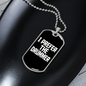 Drummer Necklace I Prefer the Drummer Necklace Stainless Steel or 18k Gold Dog Tag 24" Chain-Express Your Love Gifts