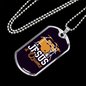 Drummer Necklace Jesus & Drums Necklace Stainless Steel or 18k Gold Dog Tag 24" Chain-Express Your Love Gifts