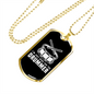 Drummer Necklace Just Here For Drummer Necklace Stainless Steel or 18k Gold Dog Tag 24" Chain-Express Your Love Gifts