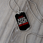 Drummer Necklace Keep Calm and Love a Drummer Necklace Stainless Steel or 18k Gold Dog Tag 24" Chain-Express Your Love Gifts