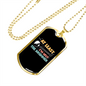 Drummer Necklace Not The Drummer Necklace Stainless Steel or 18k Gold Dog Tag 24" Chain-Express Your Love Gifts