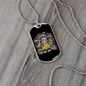 Drummer Necklace Octopus Drummer Necklace Stainless Steel or 18k Gold Dog Tag 24" Chain-Express Your Love Gifts