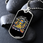 Drummer Necklace Octopus Drummer Necklace Stainless Steel or 18k Gold Dog Tag 24" Chain-Express Your Love Gifts