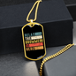 Drummer Necklace Relax The Drummer is Here Necklace Stainless Steel or 18k Gold Dog Tag 24" Chain-Express Your Love Gifts