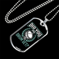 Drummer Necklace Touch My Drum Set Necklace Stainless Steel or 18k Gold Dog Tag 24" Chain-Express Your Love Gifts
