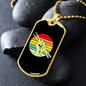 Drummer Necklace Vintage Drummer Drum Sticks Necklace Stainless Steel or 18k Gold Dog Tag 24" Chain-Express Your Love Gifts