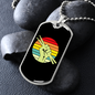 Drummer Necklace Vintage Drummer Drum Sticks Necklace Stainless Steel or 18k Gold Dog Tag 24" Chain-Express Your Love Gifts
